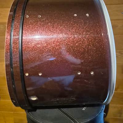 Gretsch 20" Basdrum shell 1970s-1980 - Burgundy sparcle image 2