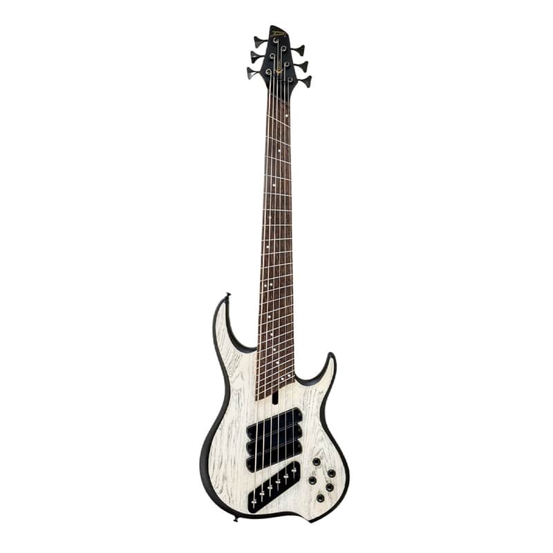 Dingwall Sol Jacob Umansky Signature 6-String Bass White/Black Ceruse Pre-Order image 1