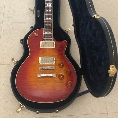 Larrivee RS-4 Electric Guitar 2009 ohsc master grade flamed maple top Cherry Sunburst image 17
