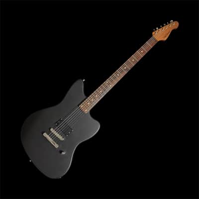 Tone Bakery Jazzbird M Baritone Guitar with Warmoth Neck - Satin Black image 4