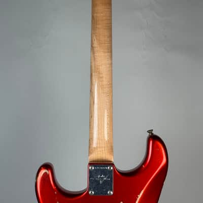 2019 Fender Custom Shop ‘68 Relic Stratocaster Faded Candy Apple Red image 7