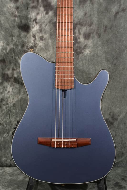 Ibanez FRH10N Thinline Classical Acoustic Nylon Acoustic Electric Indigo Blue Metallic Flat w/ FREE Same Day Shipping image 1