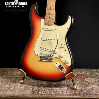 Mario Martin S-Style 2021 - 3-Tone Sunburst. AAA Flame Roasted Maple / Arcane Pickups image 1