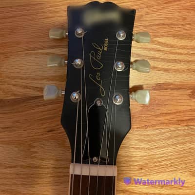 Unbranded Single Cutaway Heavily Aged Guitar Chibson w/Upgrades image 11