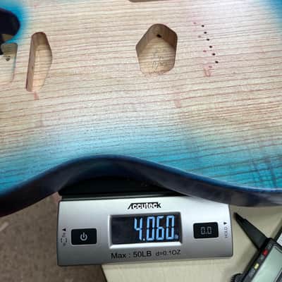 Warmtone Custom Guitars Telecaster “Mermaids Beach” Guitar Body 2 Piece Swamp Ash image 14