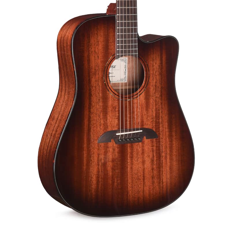 Alvarez MD66ce Masterworks Dreadnought Solid African Mahogany/Solid African Mahogany Shadowburst image 1
