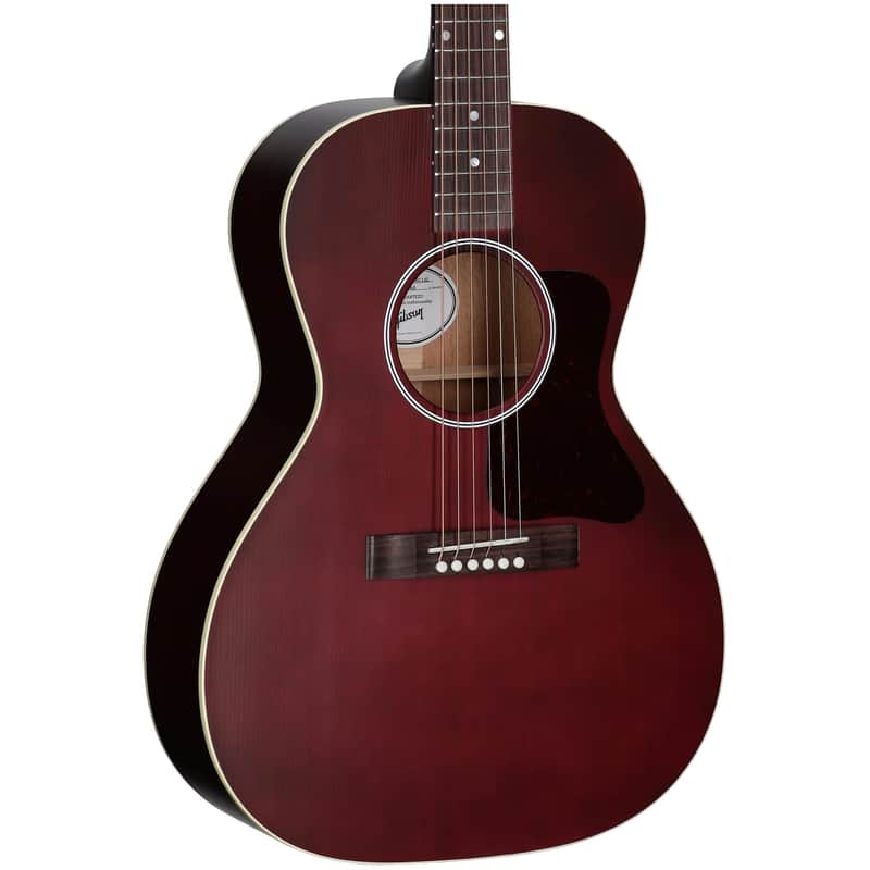 Gibson L-00 Special Acoustic-Electric Guitar (with Case), Wine Red image 1