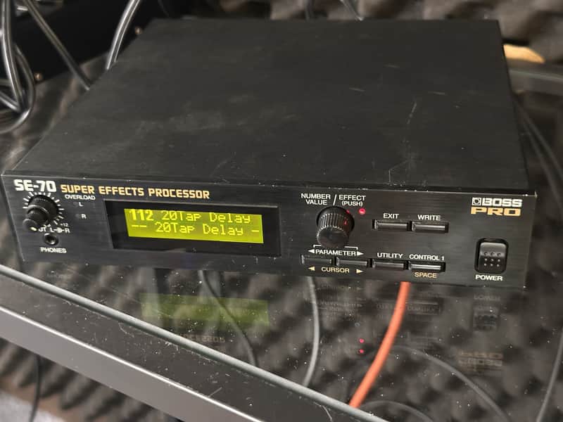 Boss SE-70 Super Effects Processor 1993 - 1999 - Black image 1