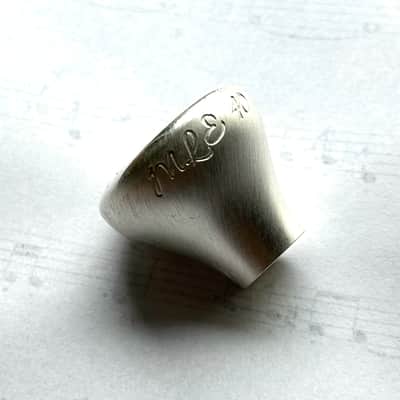 AR Resonance MLE 40 Trumpet Mouthpiece Top - Silver image 2