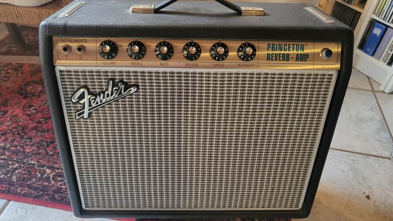 Fender Princeton Reverb 2010er - Schwarz/Silber image 1