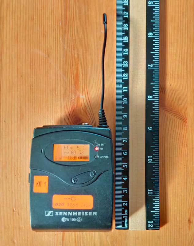 Sennheiser EK100 G3 Diversity Receiver - GB 606-648 MHz (for EW100 G3 System) image 1