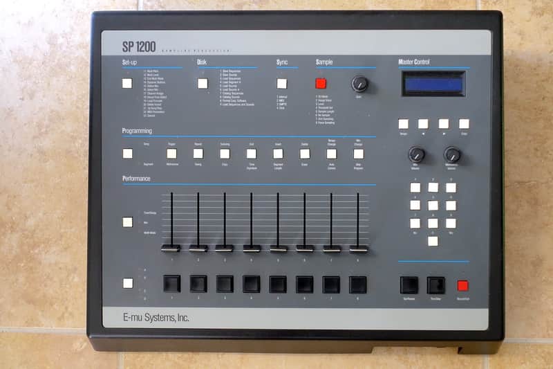 Emu SP1200 Vintage Sampling Drum Machine Serviced SP-1200 12 + 5 disks E-MU image 1