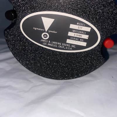 JBL 077 Crystal Slot 8 Ohm Ultra High Frequency Drivers Pair image 5