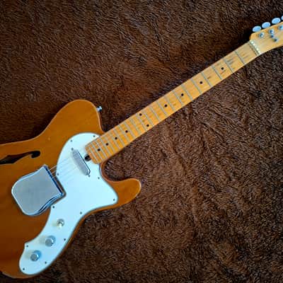 Stunning Vintage Aria Telecaster Thinline 1972-74 - Natural Made In Japan image 2
