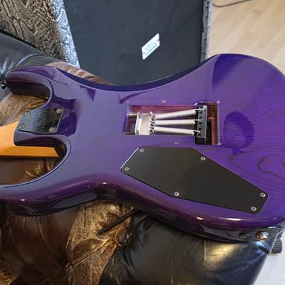 ESP The Mirage Custom Strat HSS Purple Ash MIJ Japan RARE Pre-Fender Deluxe image 10