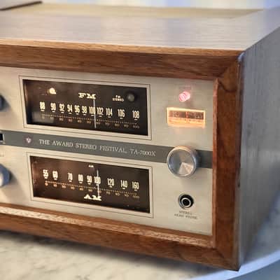 🎶✨ Harman Kardon TA-7000X Tube Stereo Receiver w/ Original Wood Case — Serviced, Tested, Manual Included image 6