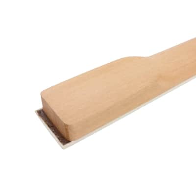 Left-Hand 24.75" Guitar Neck – 22 Fret Mahogany with Rosewood Fretboard & Block Inlays, Bolt-On image 4
