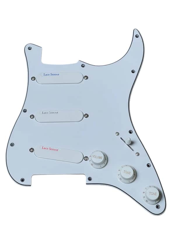LACE Sensor Ultimate Triple Loaded Pickguard - White image 1