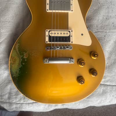 Gibson Les Paul “57” Reissue Custom Shop 1995 - Gold Top (natural wear/relic) image 3