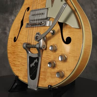 Kay Jazz II w/Barney Kessel Kleenex pickups 1960s Blonde image 14