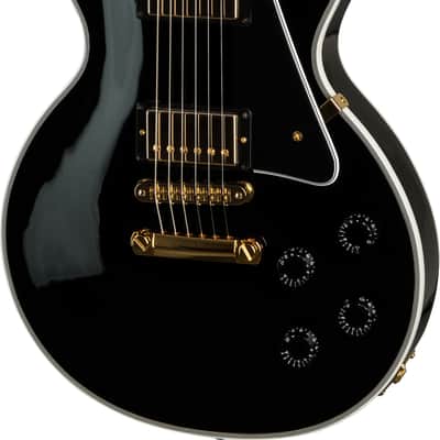Gibson Custom Shop Les Paul Custom Electric Guitar, Ebony Fingerboard, Ebony image 9