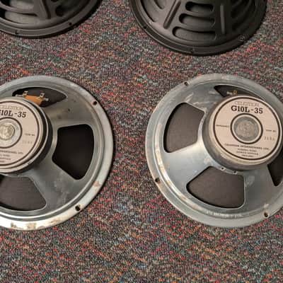 Celestion  G10L-35- 35w 8ohm  80's PAIR image 1