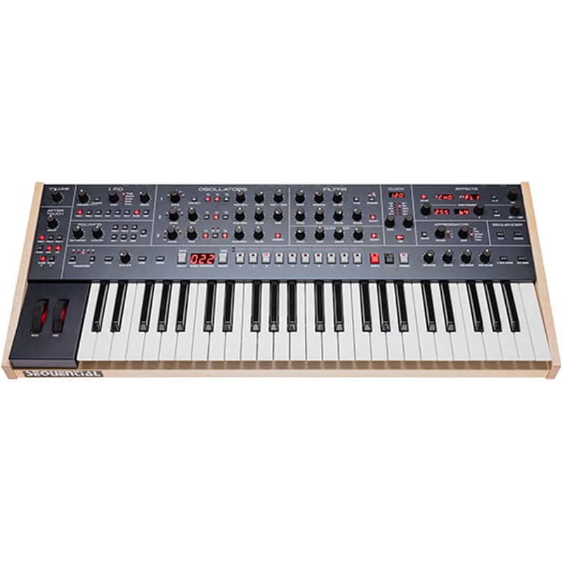 Sequential Trigon-6 Six-Voice Analog Poly Synthesizer