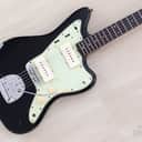 1962 Fender Jazzmaster Pre-CBS Vintage Offset Guitar Black + Headstock w/ Case