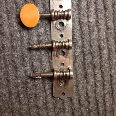 Harmony Silvertone *Unbranded Mandolin A-Style Tuning Machine Strip (Treble Side only, 1/4 buttons) image 2
