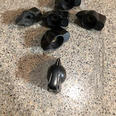 GIANT Chicken Head Knob Daka-Ware / Fender x 6: 1950s - '60s Vintage for Pultec EQ EQP etc., Pro Audio, Control, Etc. image 2