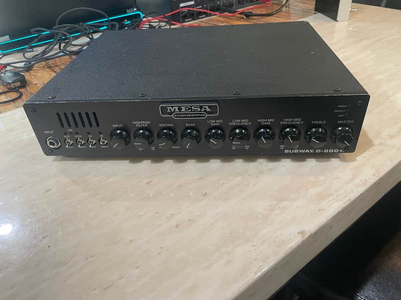 Mesa Boogie Subway D-800 Plus 800-Watt Bass Amp Head 2016 - Present - Black image 1