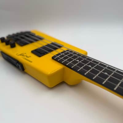 Spirit by Steinberger Headless Bass w/ Bag- Yellow image 14