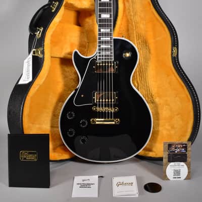 2025 Gibson Custom Les Paul Custom Lefty Left-Handed | Gloss Ebony w/OHSC image 1
