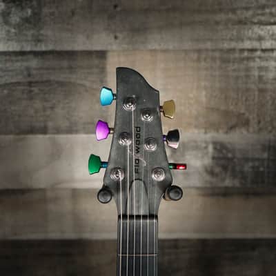 Flaxwood Prototype Electric Guitar Green/Purple Holoshift image 4