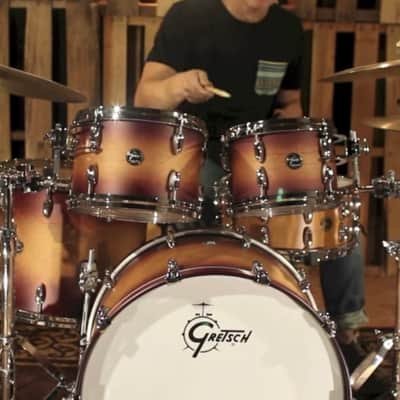 Gretsch Renown 3 Piece Drum Set (24/13/16) Satin Tobacco Burst image 1