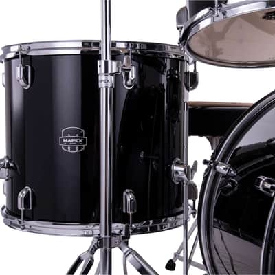 Mapex Drum Kit Comet Series Rock Fusion Dark Black CM5294FTC-DK image 6
