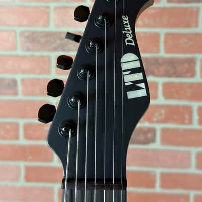 ESP LTD SN-1007HT Baritone 7-String Electric Guitar - Black Blast image 7
