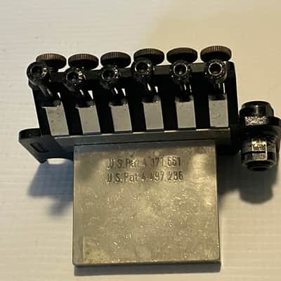 1985 Era Original Floyd Rose Made in Germany Black Tremolo Bridge Vibrato image 7