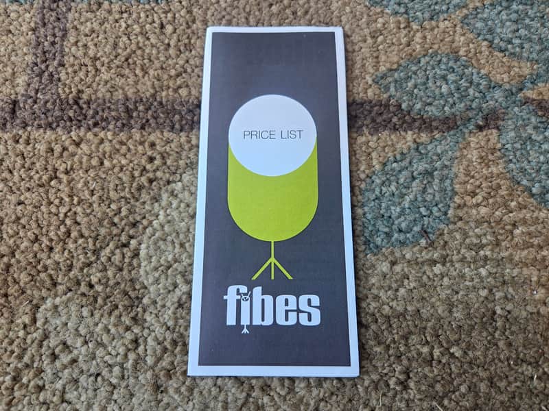 Vintage 1972 Fibes Drum Price List! Rare, Original Case Candy! image 1