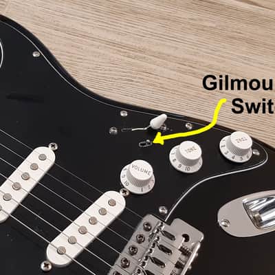 Fender 1994 Stratocaster Guitar Black with Maple Neck & Gilmour MOD & Fender Locking Tuners image 1