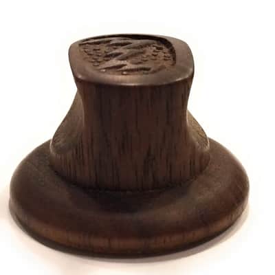 Zenith Small Pinch Solid Wood 1938 Reproduction Radio Knob- Set Screw-1/2" image 5