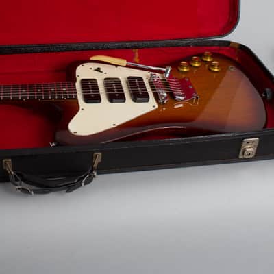 Gibson  Firebird III Solid Body Electric Guitar (1966), ser. #551437, original black tolex hard shell case. image 19