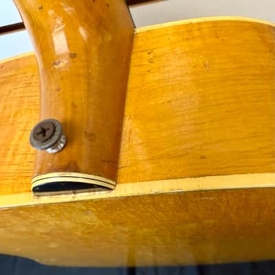 Grammer G-10 Acoustic 1969-70 Spruce Top Flame Maple Back & Sides with Case - Pre Owned image 10