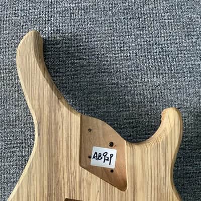 Solid Wenge Wood Top Electric Bass Okoume Body DIY Project image 6