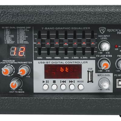 Rockville RPM47 1800w Powered 5 Channel Mixer/Amplifier Bluetooth/USB Interface image 4