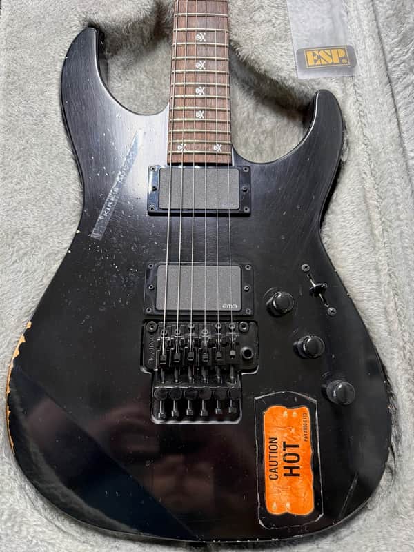 ESP KH-2 Vintage Kirk Hammett Signature 2006 - Distressed Black