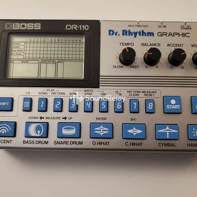 Boss DR-110 - Drum Machine - Case Included - Manual Included - Tested image 12