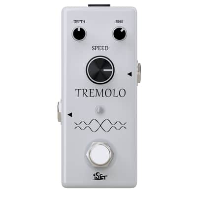 ISET Guitar Tremolo Effect Pedal of Classic Trelicopter Effects Tremolo Pedals for Electric Guitar Effect True Bypass image 2