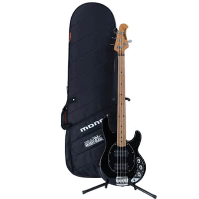 Music Man StingRay Special HH - Black - Roasted Maple/Maple - Chrome image 8