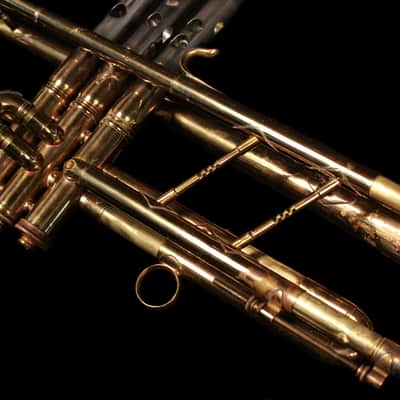 Vintage Pan American Trumpet w/ Original Case image 14